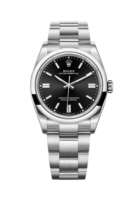 Rolex Oyster Perpetua 36  Black Dial 126000